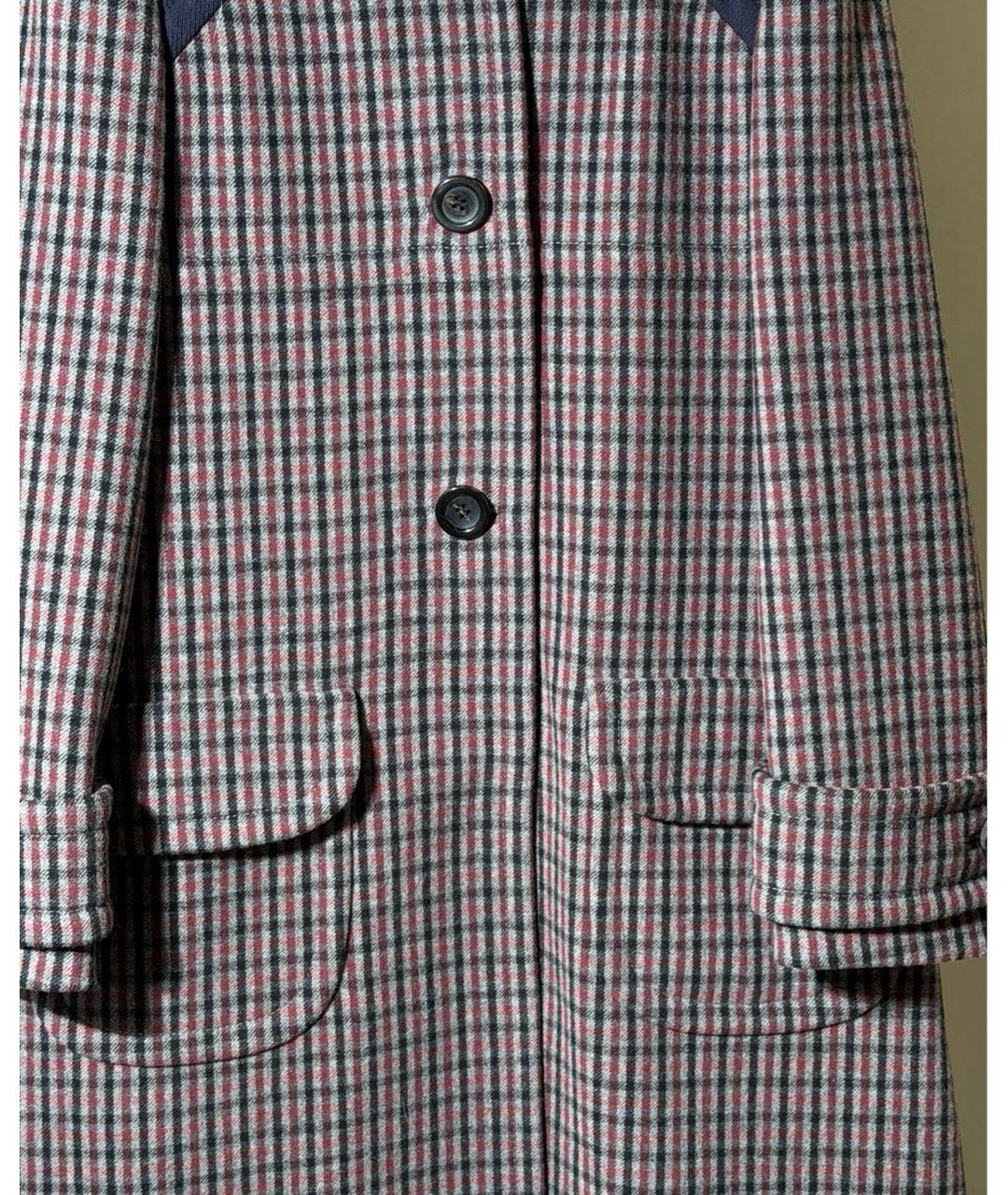 MIU MIU Мульти шерстяное пальто, фото 4