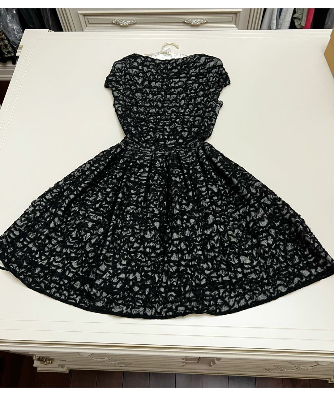 CHRISTIAN DIOR PRE-OWNED Черное вискозное коктейльное платье, фото 2