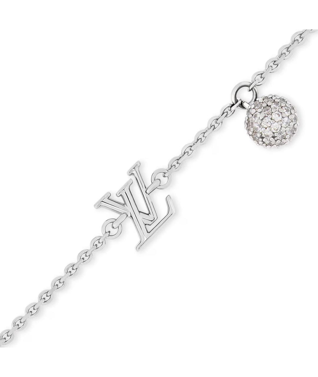 LOUIS VUITTON Серебрянный металлический браслет, фото 2