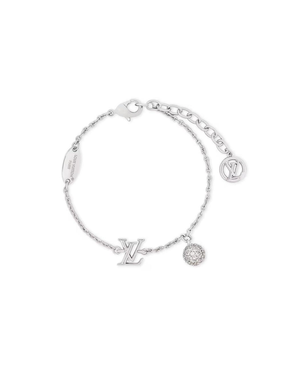 LOUIS VUITTON Серебрянный металлический браслет, фото 1