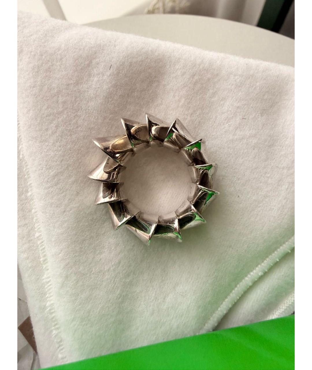 BOTTEGA VENETA Серебряное серебряное кольцо, фото 7