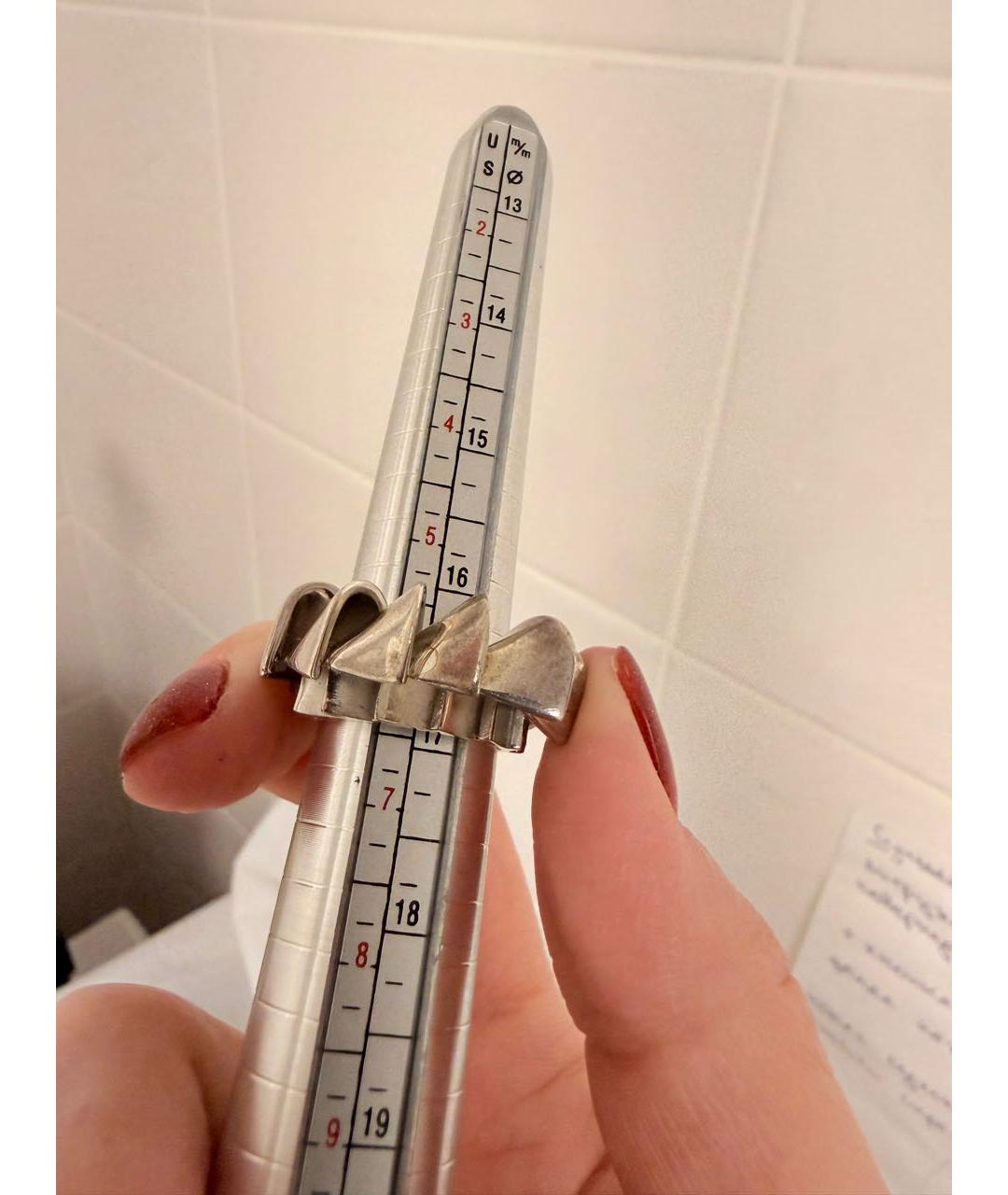 BOTTEGA VENETA Серебряное серебряное кольцо, фото 6