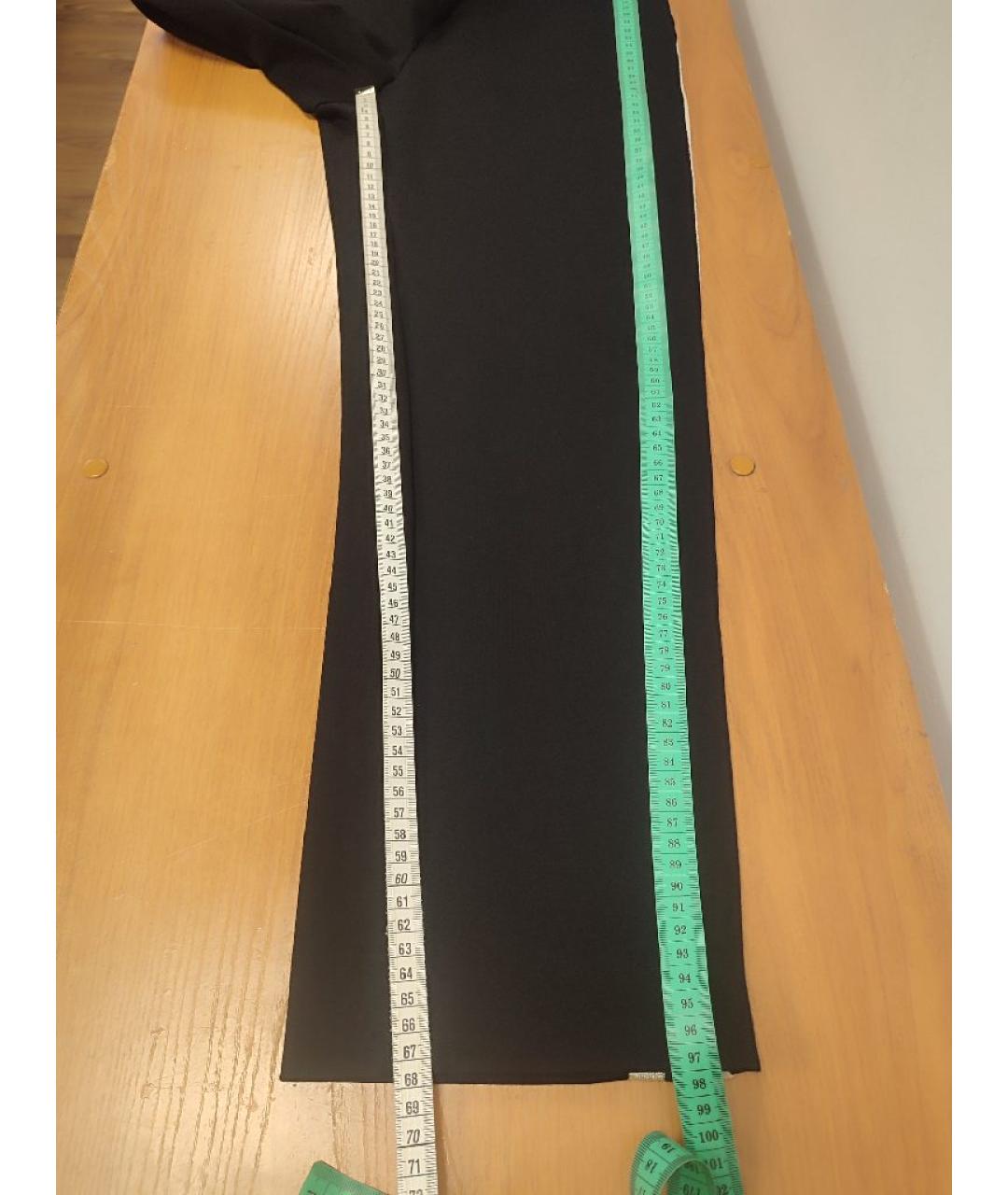 SANDRO Черные вискозные прямые брюки, фото 7