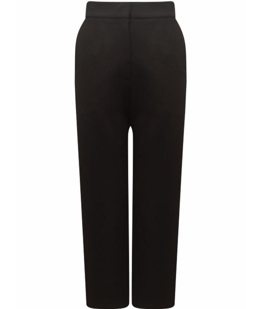 SANDRO Черные вискозные прямые брюки, фото 1