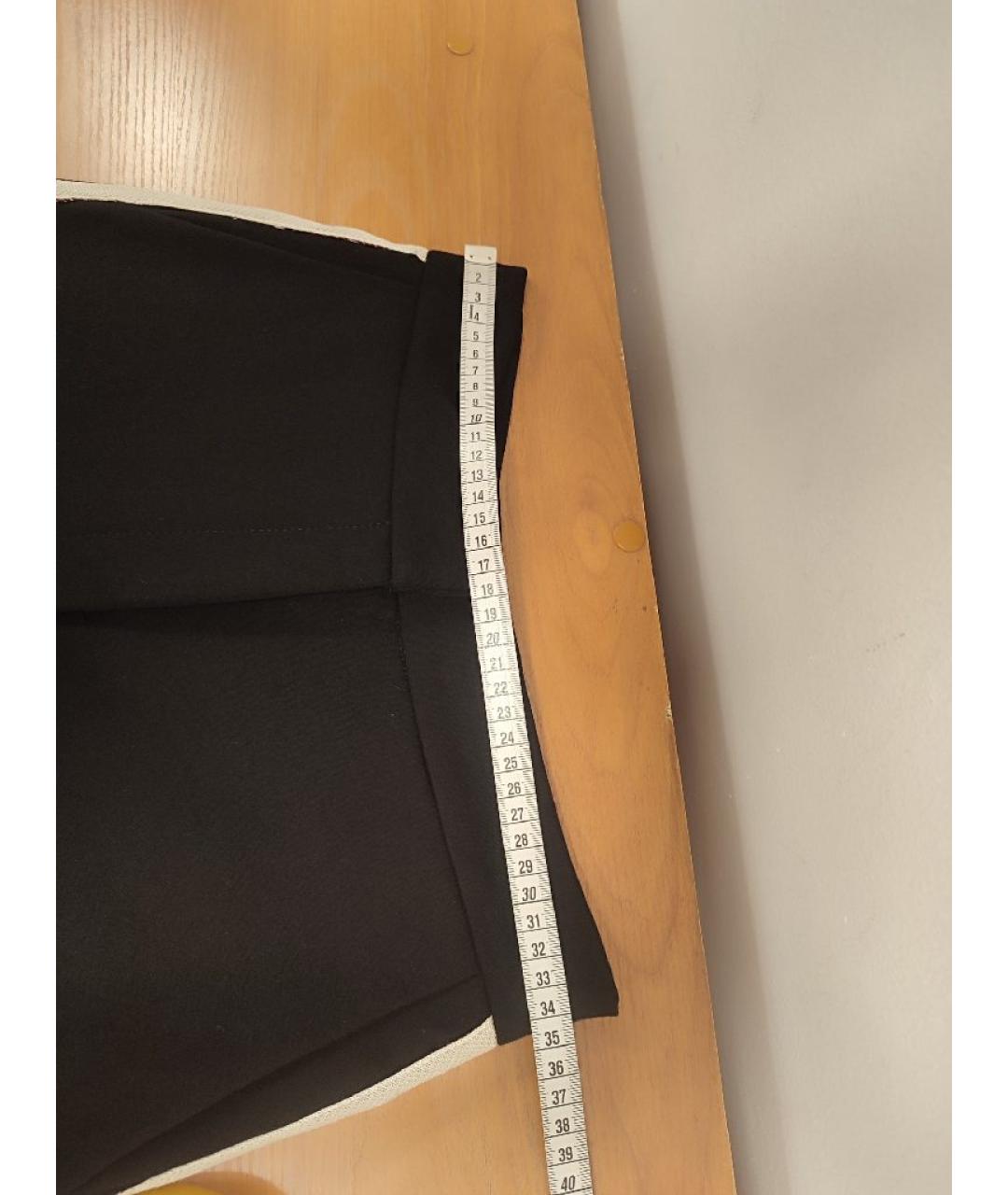 SANDRO Черные вискозные прямые брюки, фото 5