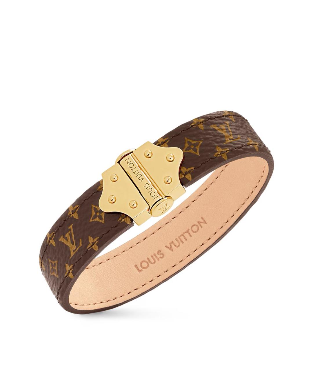 LOUIS VUITTON Коричневый браслет, фото 2