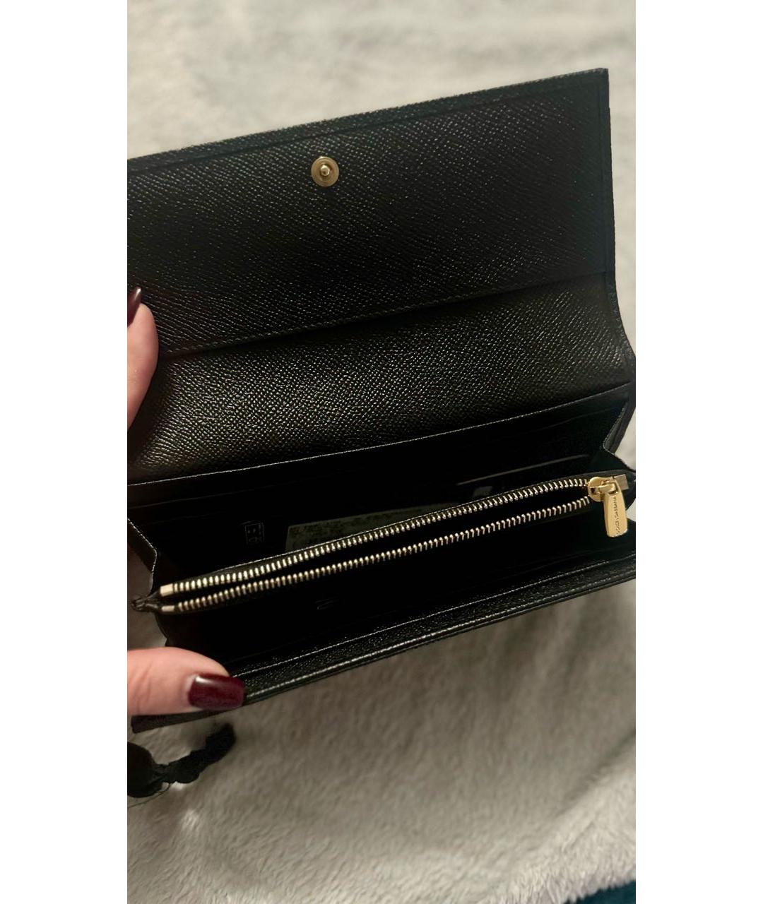 DOLCE&GABBANA Коричневый кожаный кошелек, фото 4