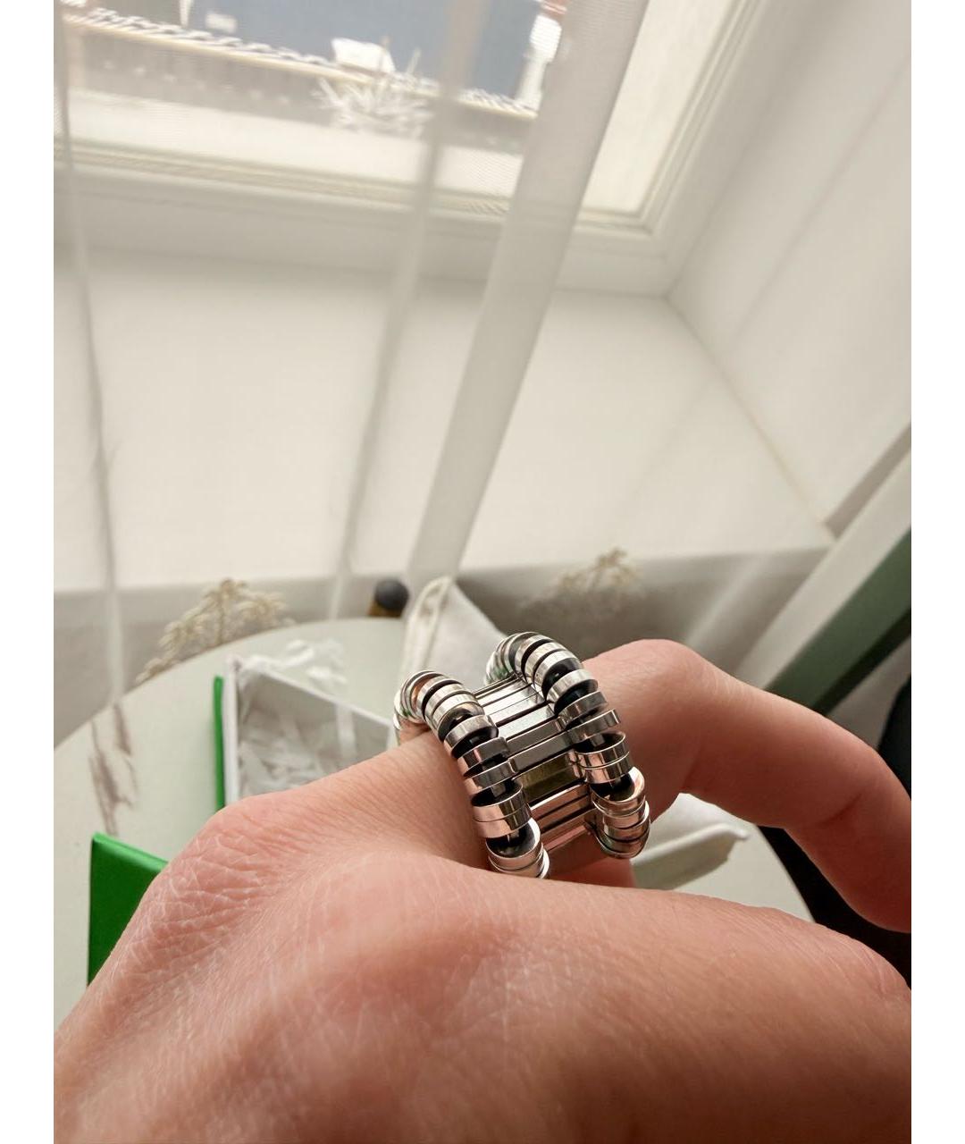 BOTTEGA VENETA Серебряное серебряное кольцо, фото 5