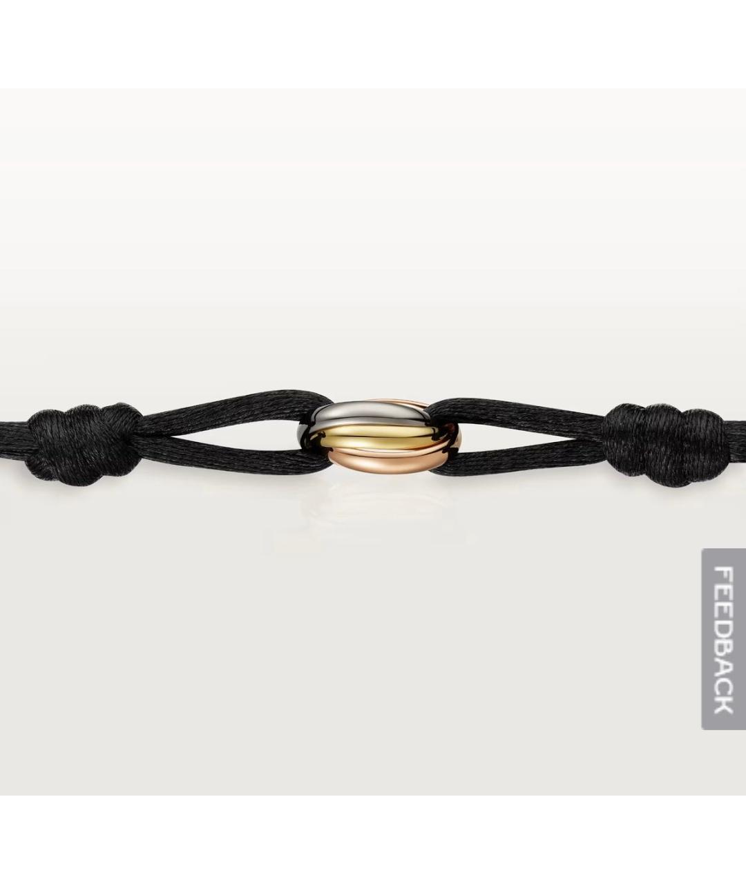 CARTIER Черный браслет из желтого золота, фото 5