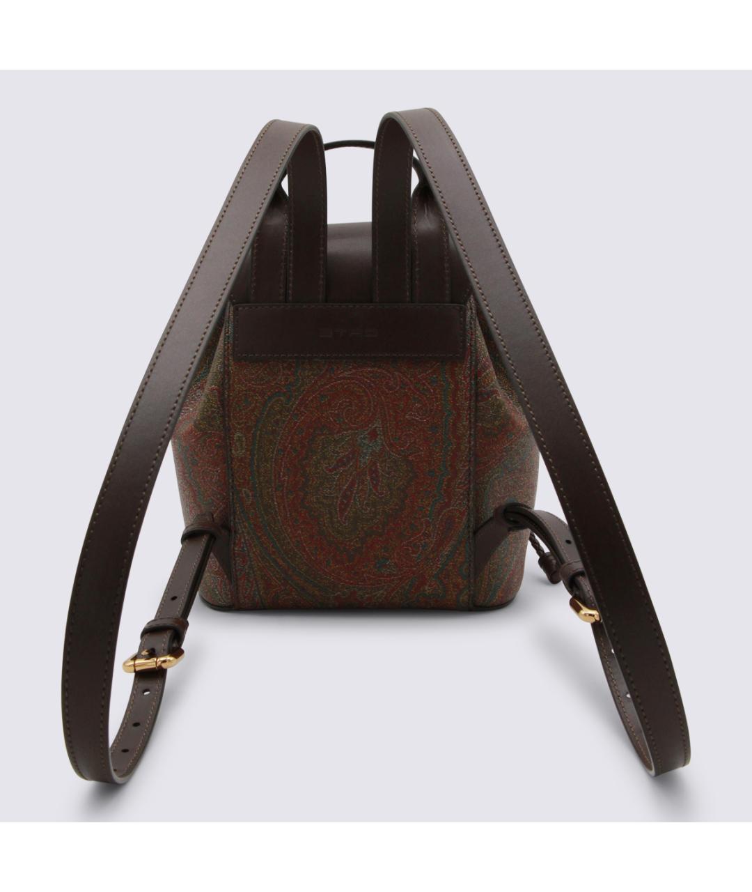 ETRO Коричневый хлопковый рюкзак, фото 3