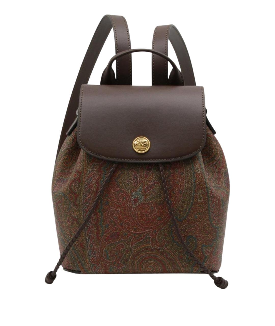 ETRO Коричневый хлопковый рюкзак, фото 1