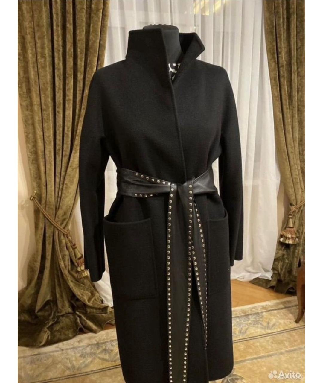 IRO Черный кожаный ремень, фото 2