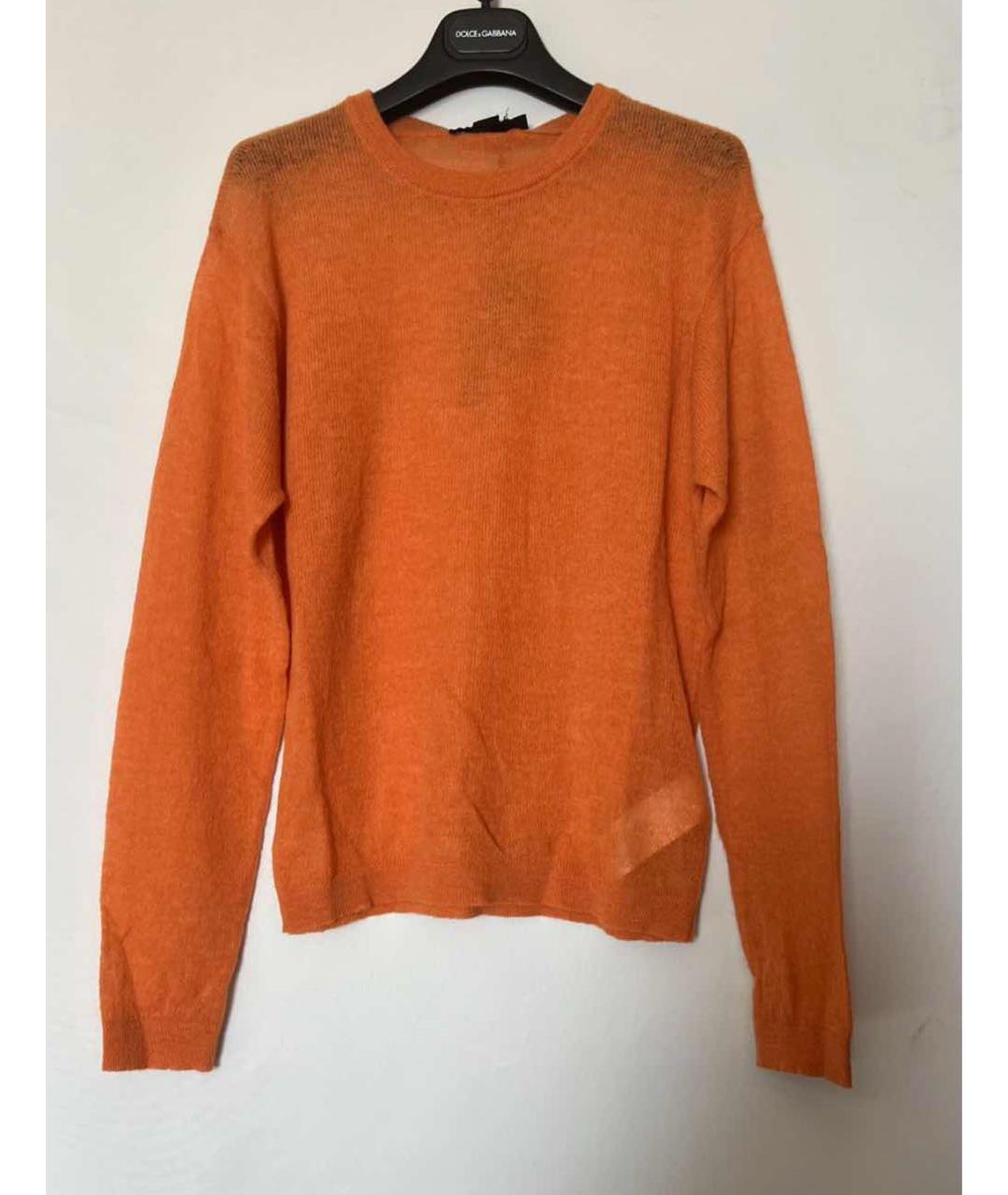 'S MAX MARA Оранжевый шерстяной джемпер / свитер, фото 2