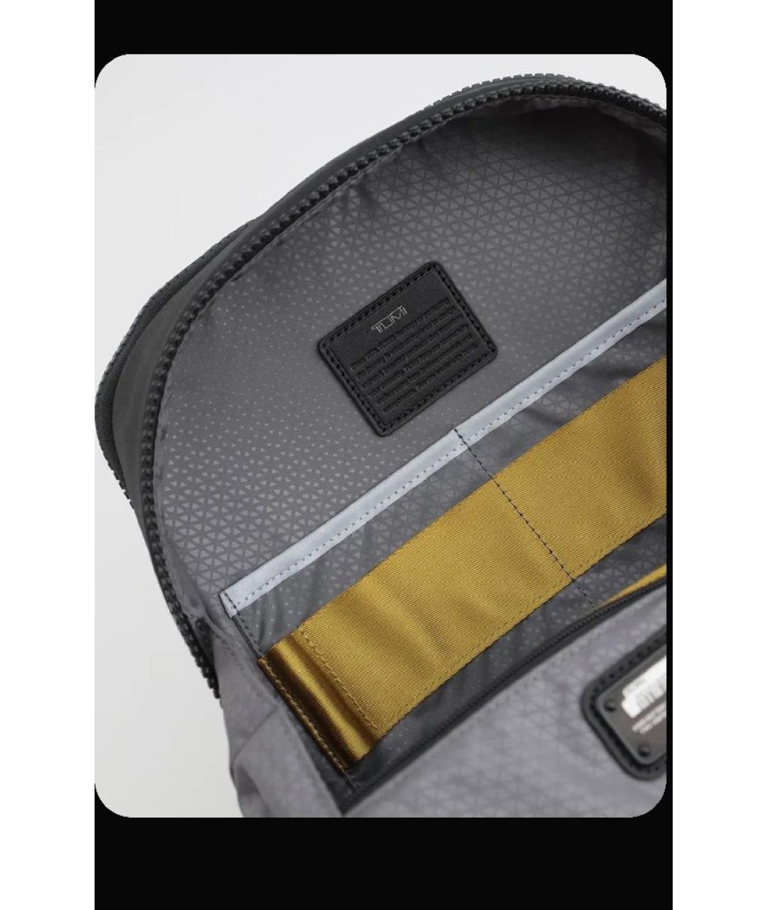 TUMI Черный синтетический рюкзак, фото 4
