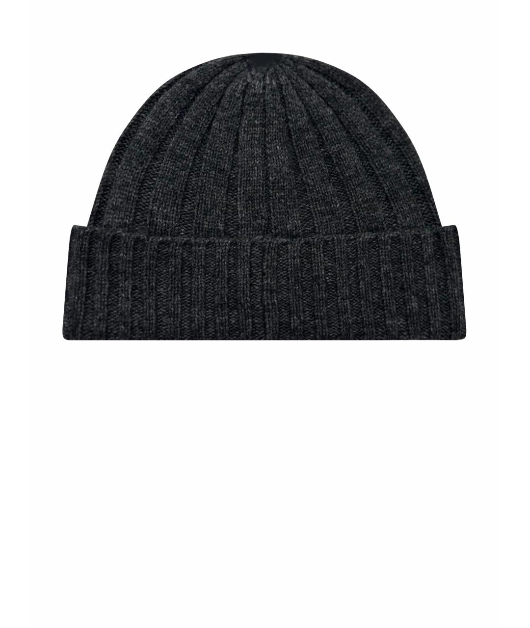 POLO RALPH LAUREN Серая шерстяная шапка, фото 1