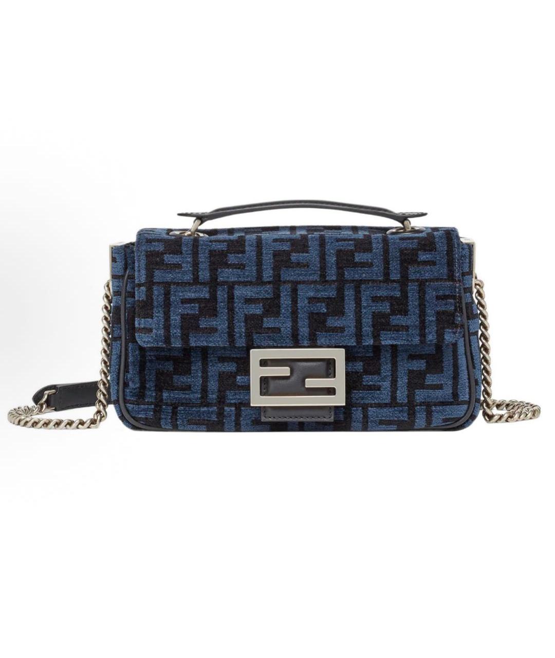 FENDI Синяя сумка через плечо, фото 9