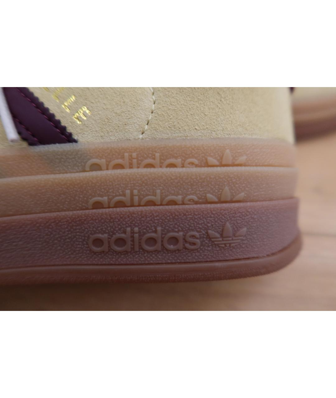 ADIDAS Желтые замшевые кеды, фото 5