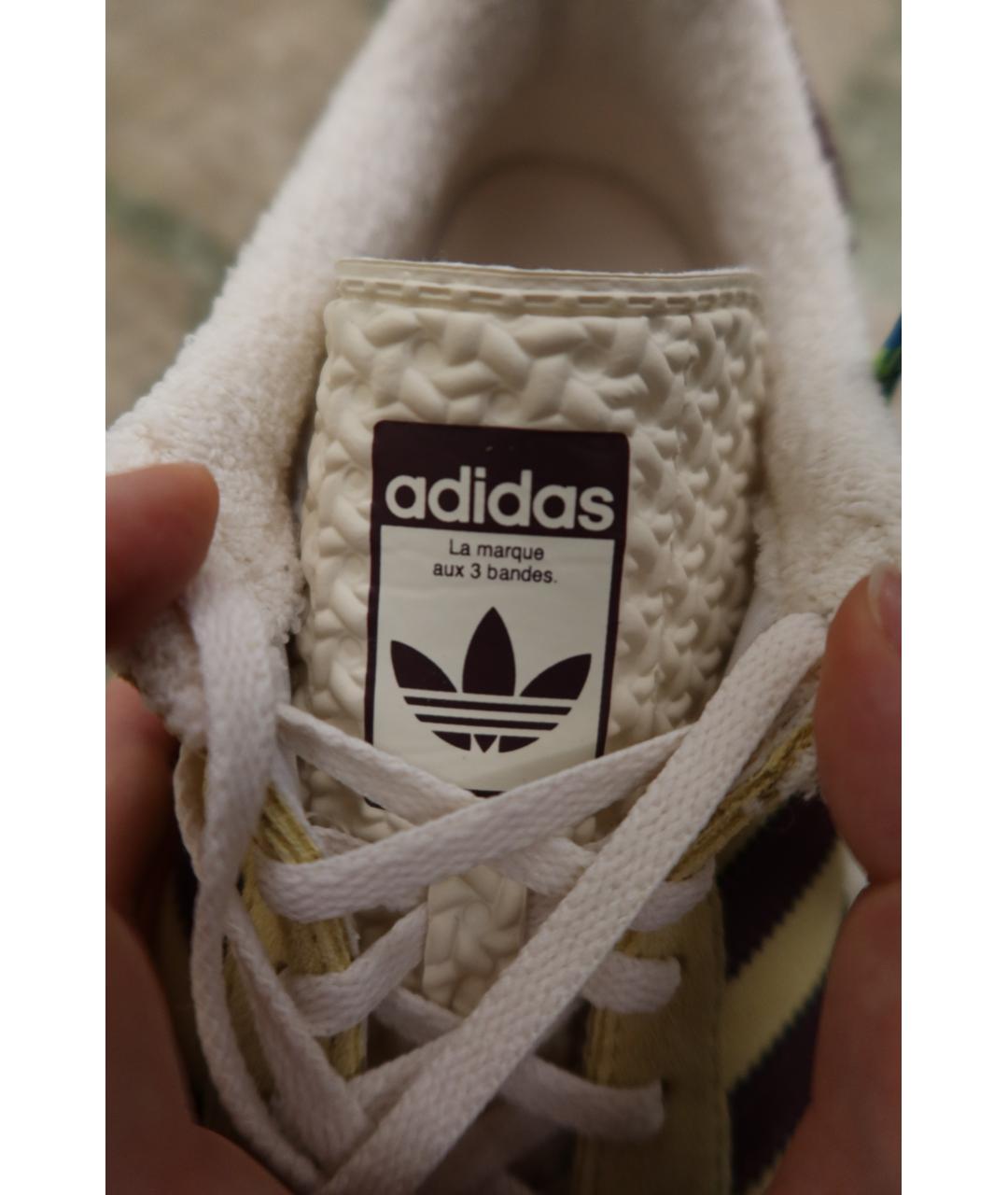 ADIDAS Желтые замшевые кеды, фото 6