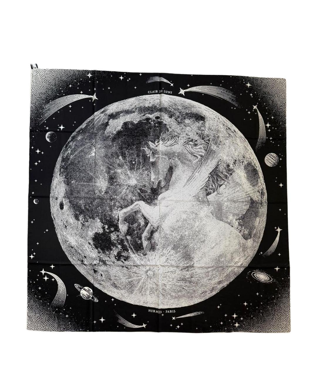 HERMES Серый кашемировый платок, фото 1