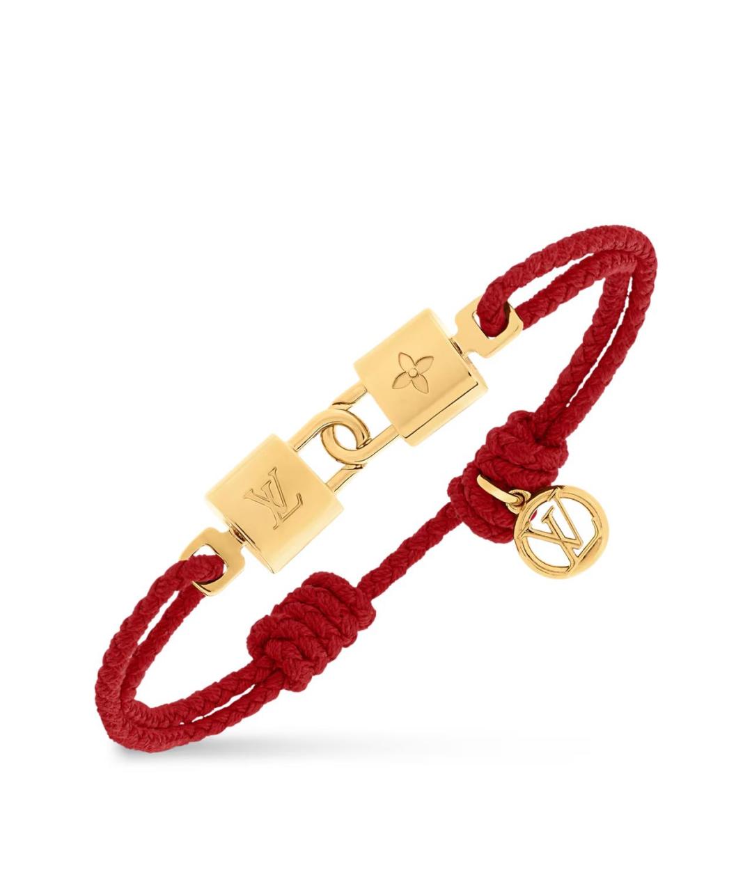LOUIS VUITTON Красный металлический браслет, фото 2