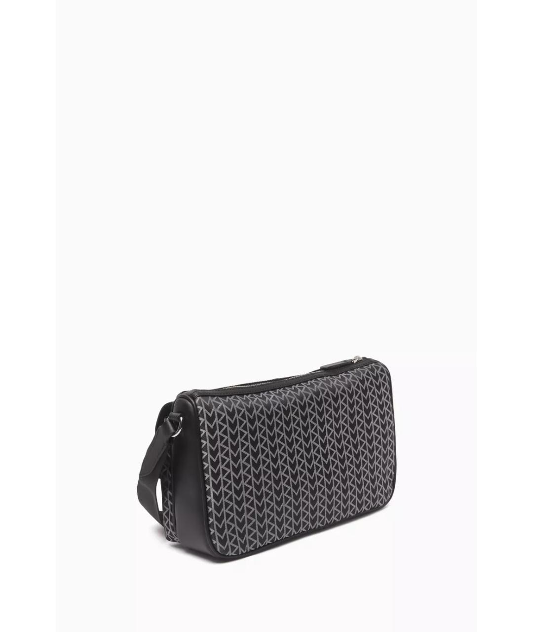 MICHAEL KORS Черная жаккардовая сумка на плечо, фото 3