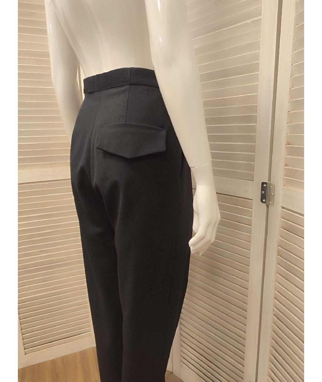 COS Темно-синие шерстяные брюки широкие, фото 5
