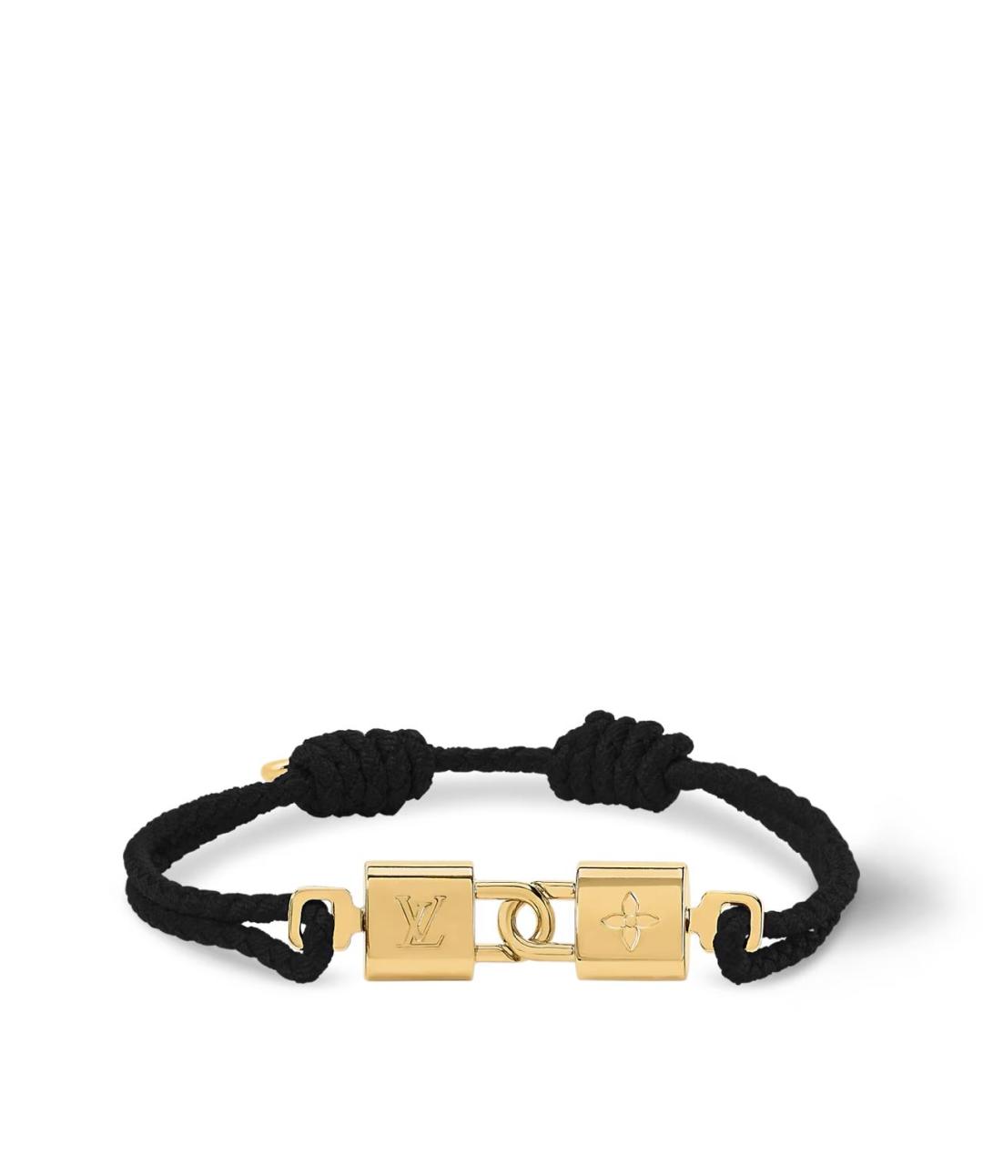 LOUIS VUITTON Черный металлический браслет, фото 1