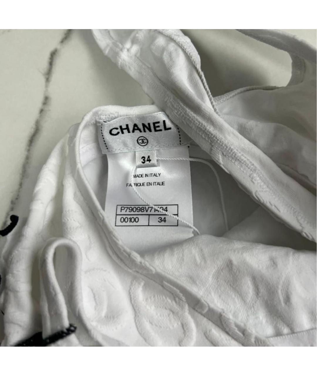 CHANEL Белый купальник, фото 7