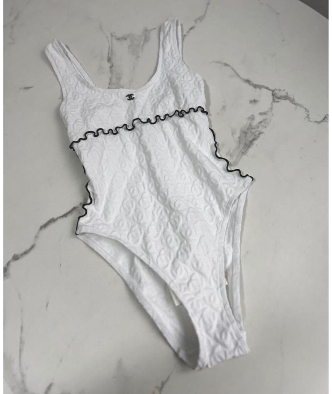 CHANEL Белый купальник, фото 3