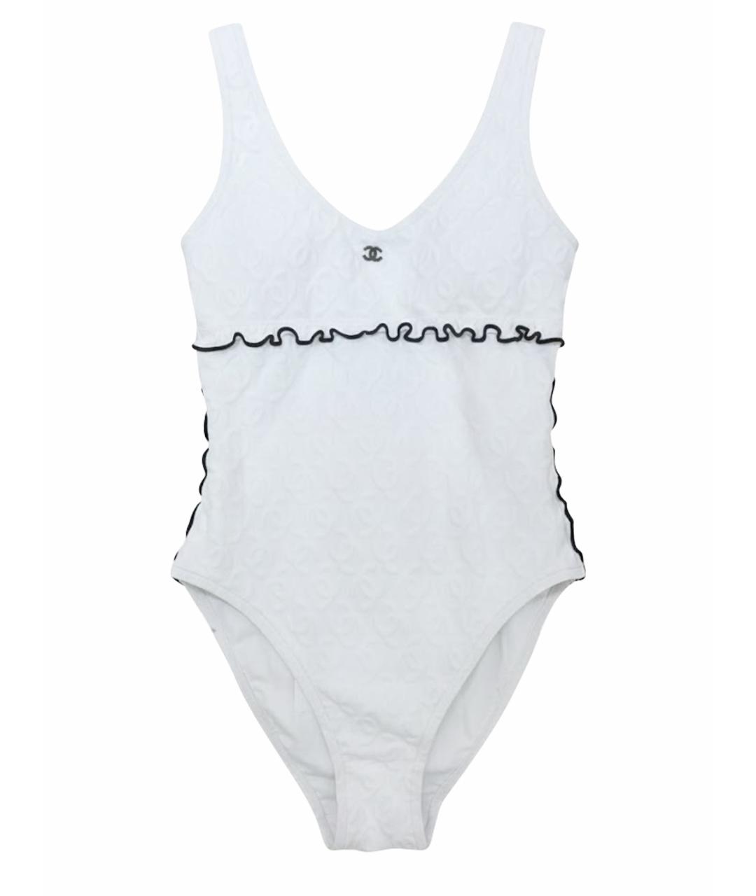 CHANEL Белый купальник, фото 1