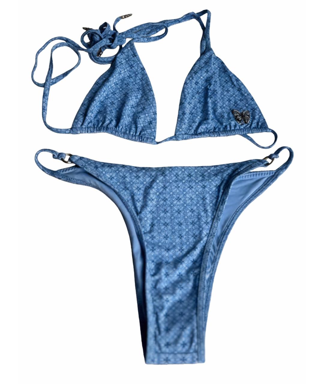 CHROME HEARTS Голубой купальник, фото 1