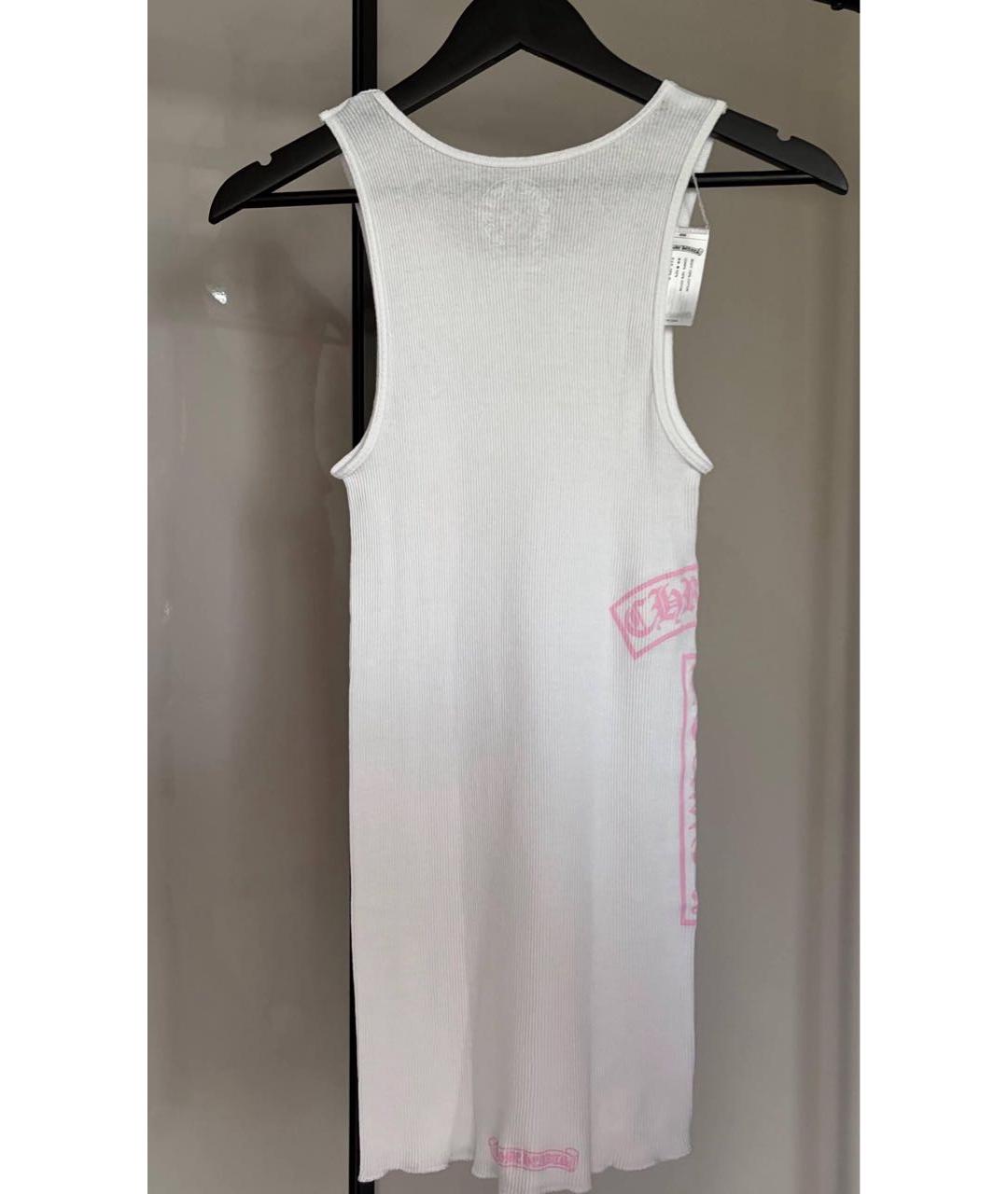 CHROME HEARTS Белая хлопковая майка, фото 2