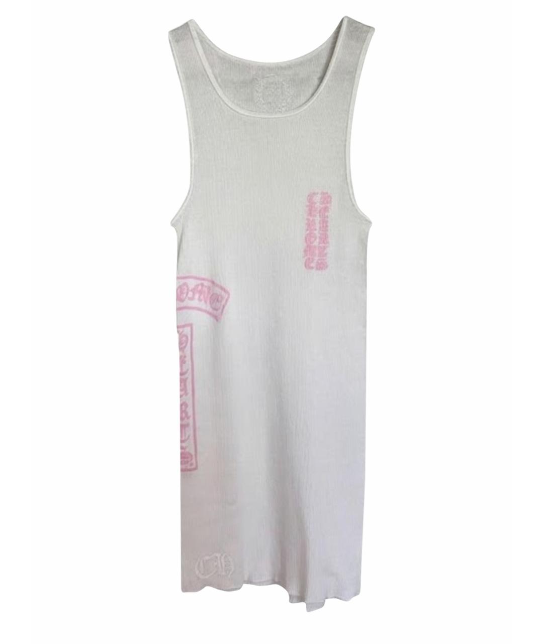 CHROME HEARTS Белая хлопковая майка, фото 1