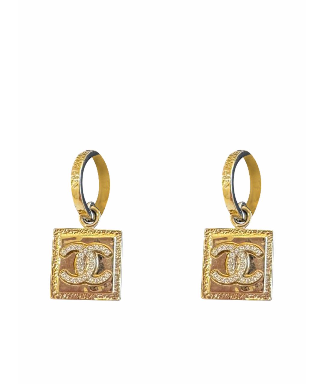 CHANEL Золотые серьги, фото 1