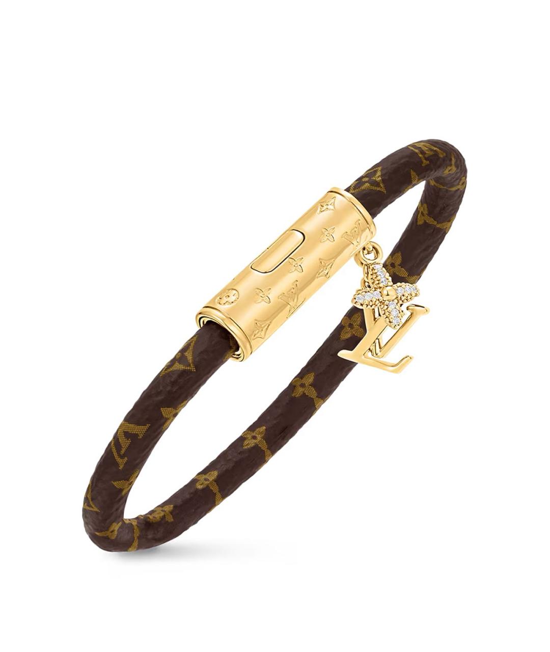 LOUIS VUITTON Коричневый браслет, фото 2