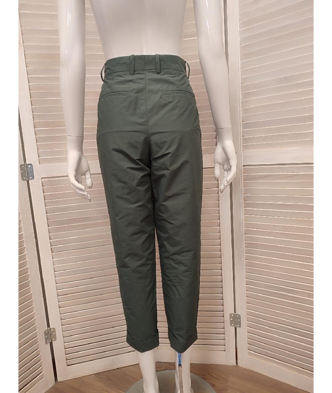 COS Зеленые хлопковые брюки широкие, фото 2