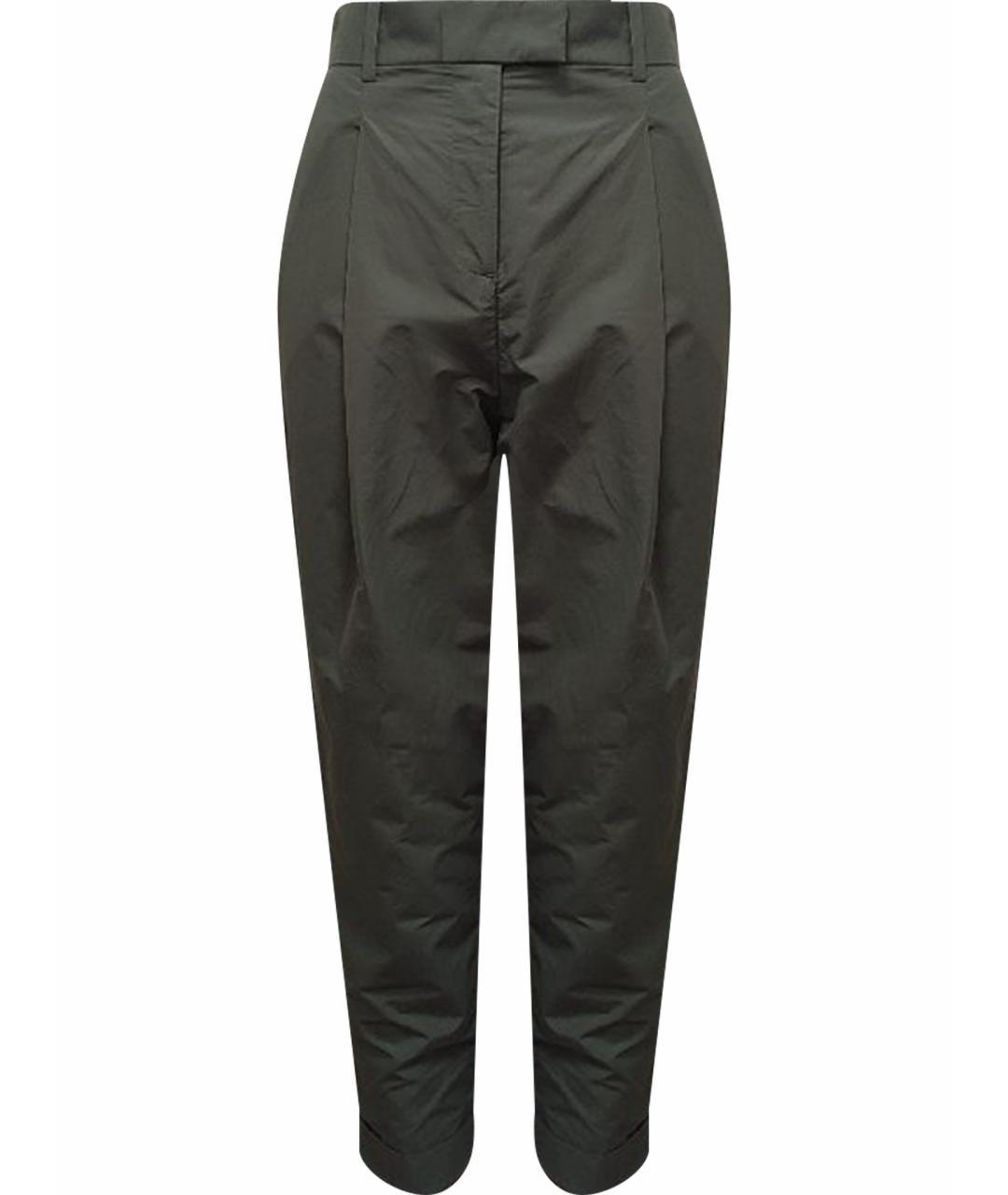 COS Зеленые хлопковые брюки широкие, фото 1