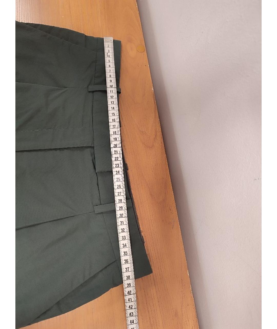 COS Зеленые хлопковые брюки широкие, фото 6