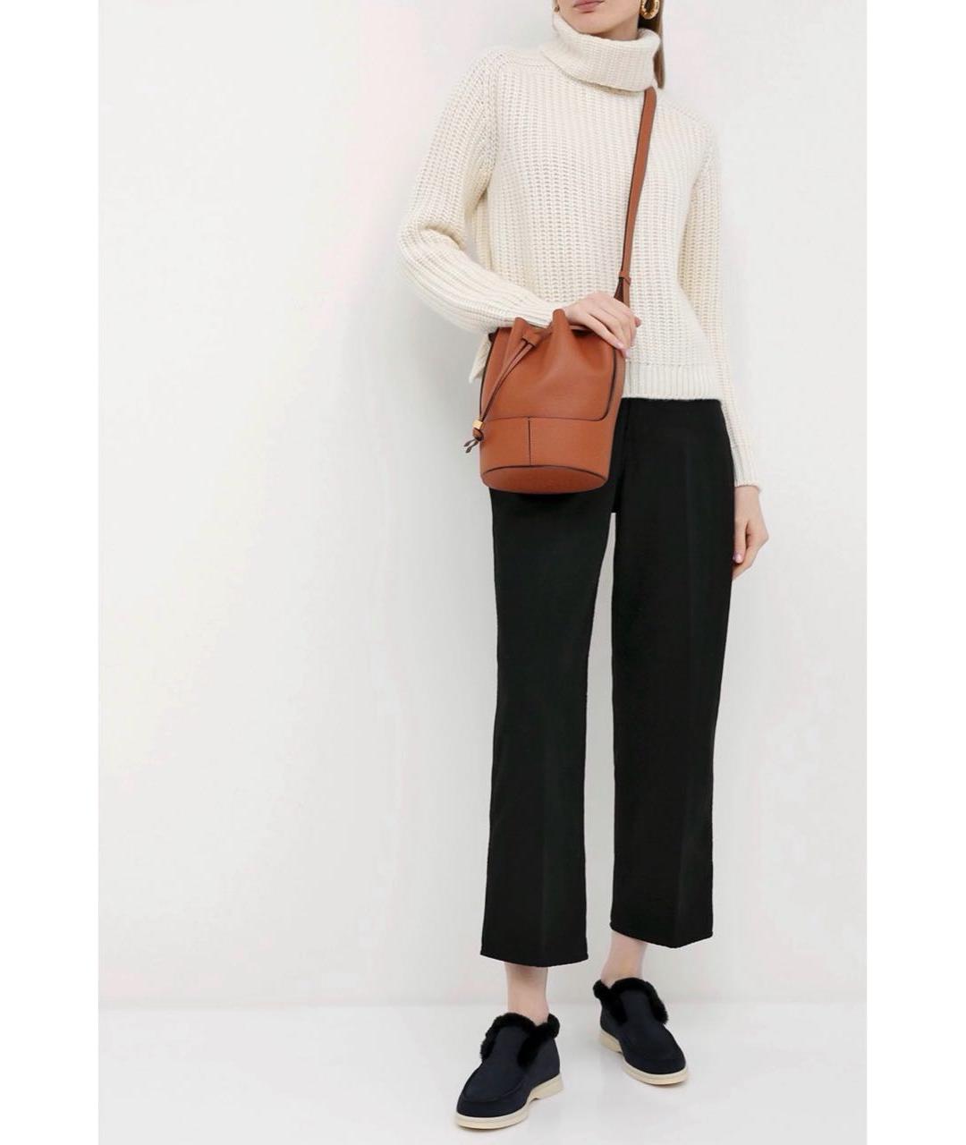 LORO PIANA Черные замшевые ботинки, фото 5