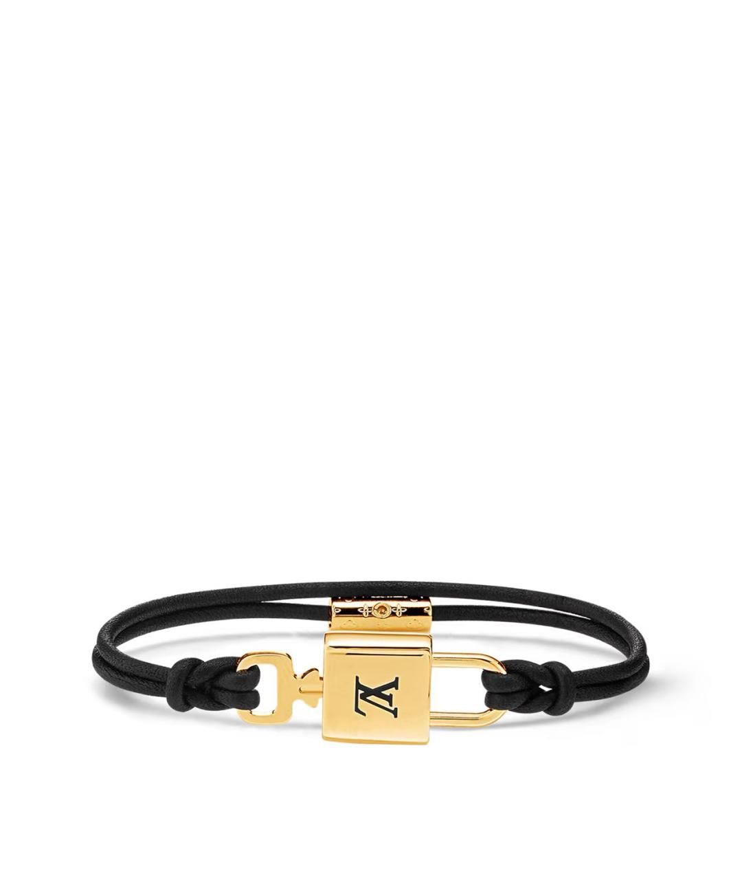 LOUIS VUITTON Черный металлический браслет, фото 1