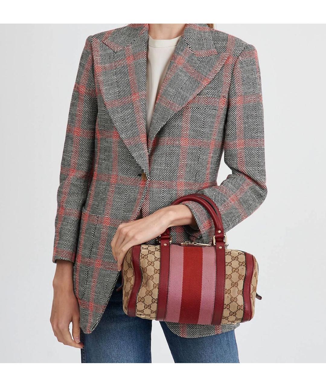 GUCCI Кожаная сумка с короткими ручками, фото 8