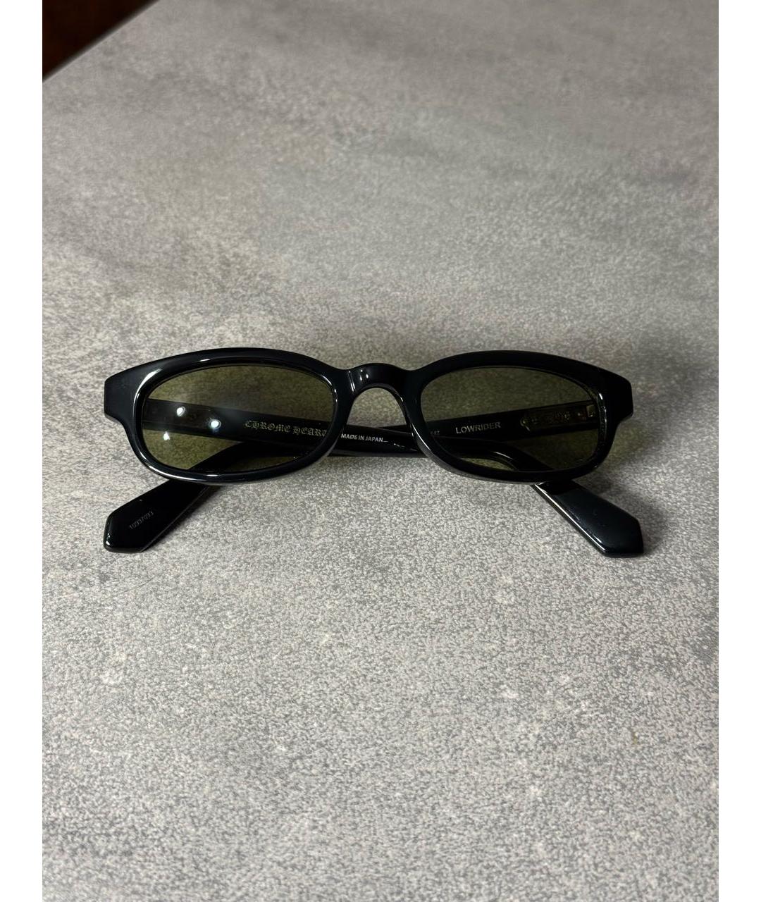 CHROME HEARTS Черные пластиковые солнцезащитные очки, фото 6