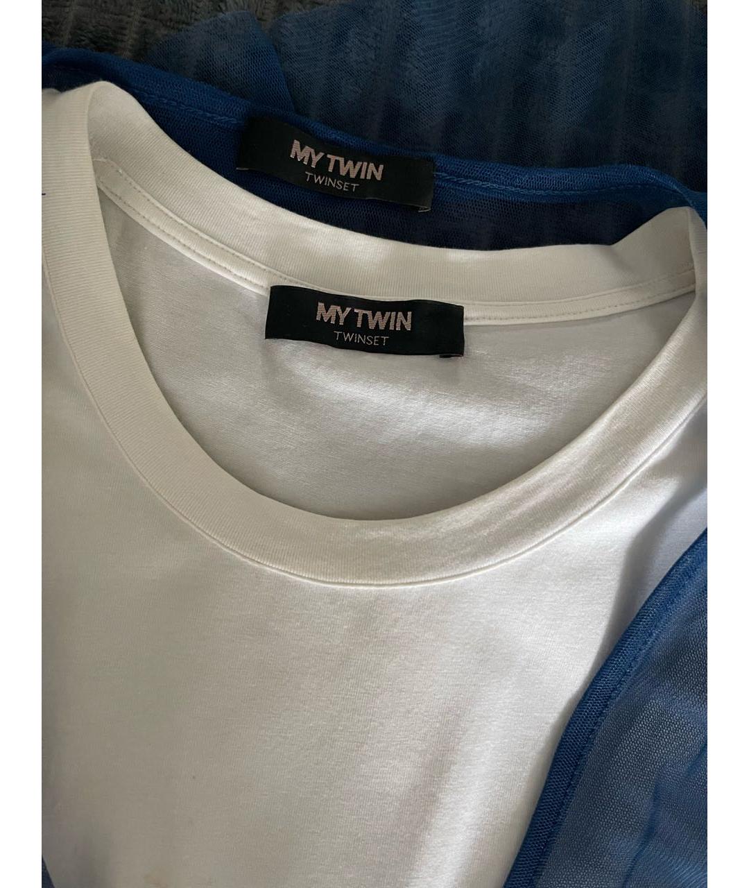 TWIN-SET Синее полиамидовое повседневное платье, фото 3