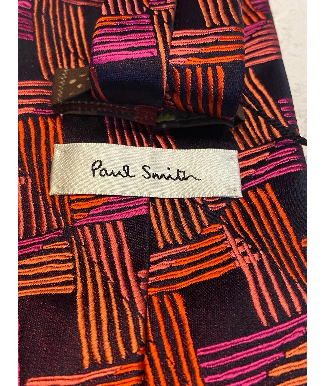 PAUL SMITH Мульти шелковый галстук, фото 4