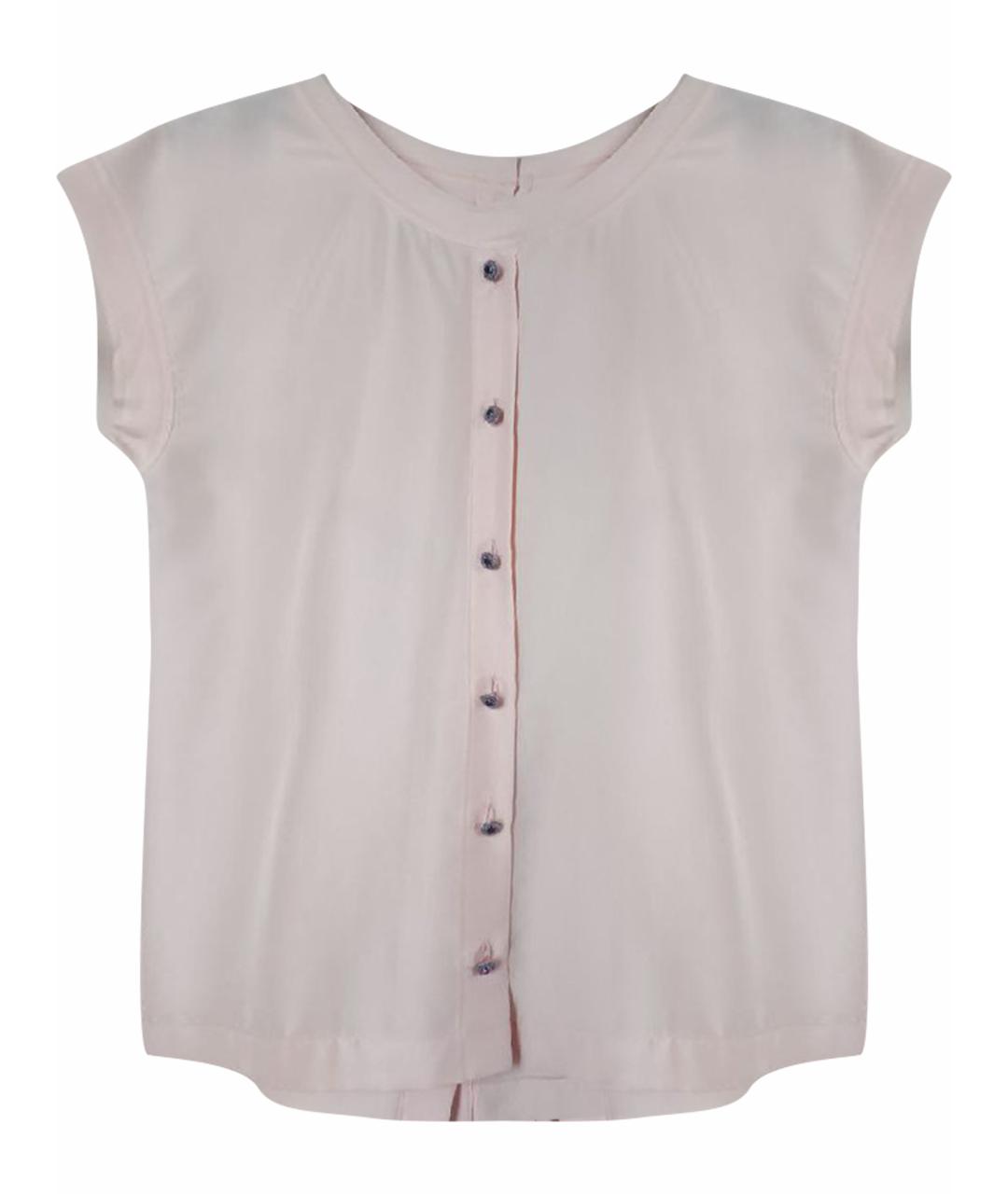 DOLCE&GABBANA Розовая шелковая блузы, фото 1