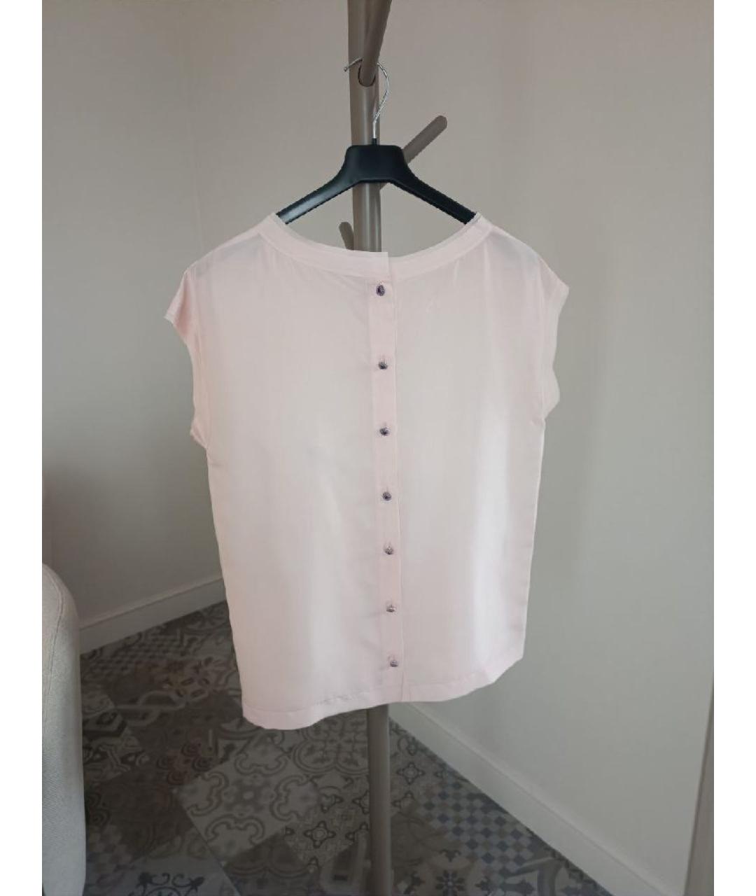 DOLCE&GABBANA Розовая шелковая блузы, фото 3