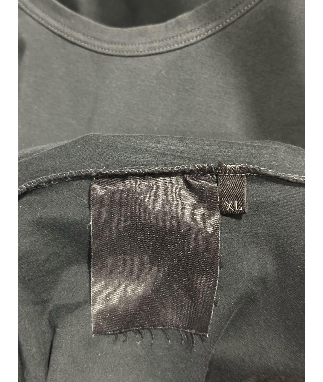 PRADA Черная хлопковая футболка, фото 4