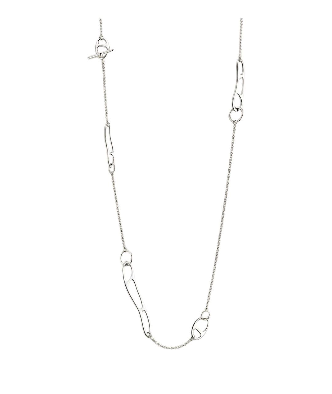 HERMES Серебряное серебряное колье, фото 1