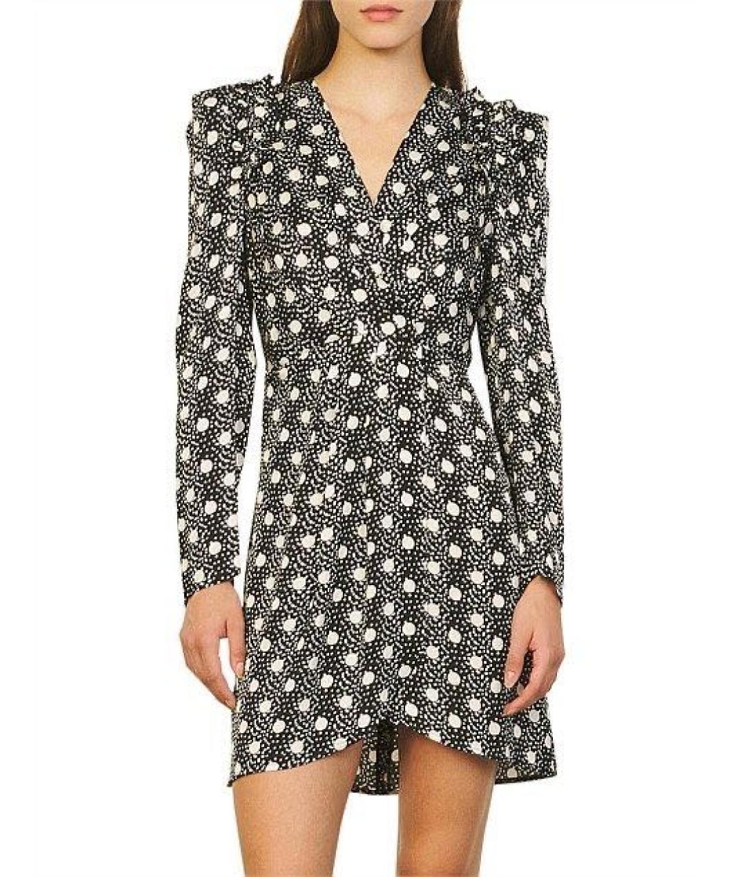 SANDRO Мульти вискозное коктейльное платье, фото 4