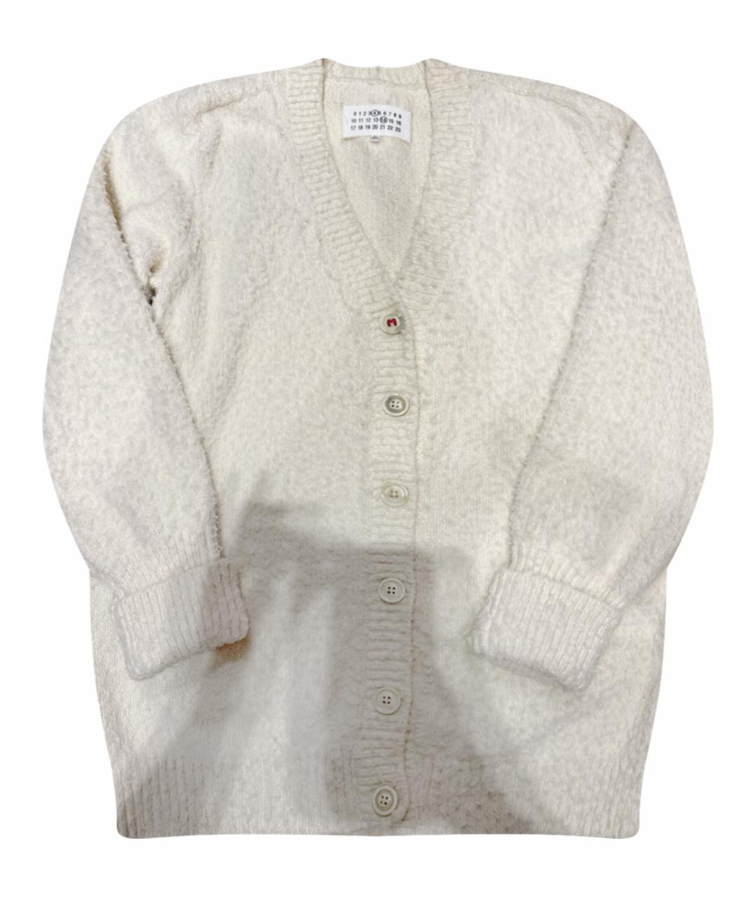 MAISON MARGIELA Белый хлопковый кардиган, фото 1